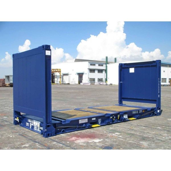 20Ft X 8Ft Used Flat Rack Shipping Containers - Image 3