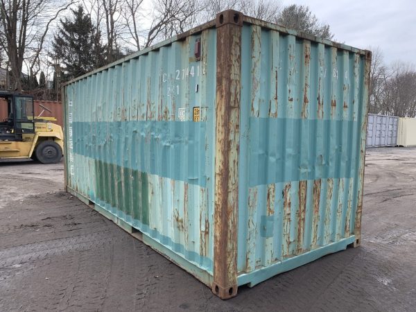 20′ x 8′ x 8.5′ Tall– **AS IS**Door Seals Show Light** Used Shipping / Storage Container – Green - Image 10