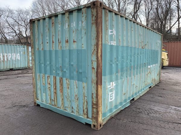 20′ x 8′ x 8.5′ Tall– **AS IS**Door Seals Show Light** Used Shipping / Storage Container – Green - Image 7