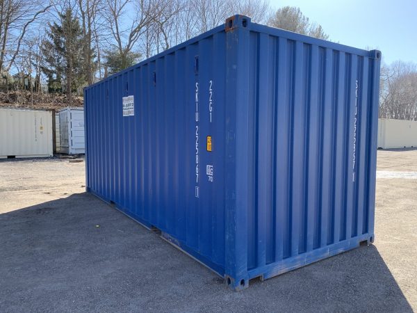 20′ x 8′ x 8.5′ Tall– New Shipping/Storage Container – Wind and Watertight – Blue - Image 2
