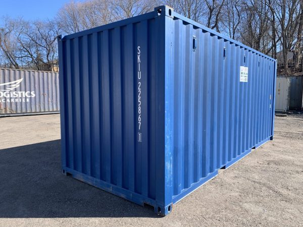 20′ x 8′ x 8.5′ Tall– New Shipping/Storage Container – Wind and Watertight – Blue - Image 4