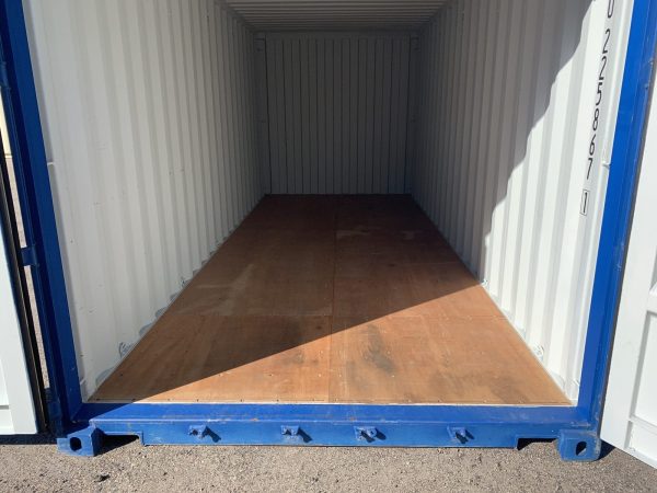 20′ x 8′ x 8.5′ Tall– New Shipping/Storage Container – Wind and Watertight – Blue - Image 5