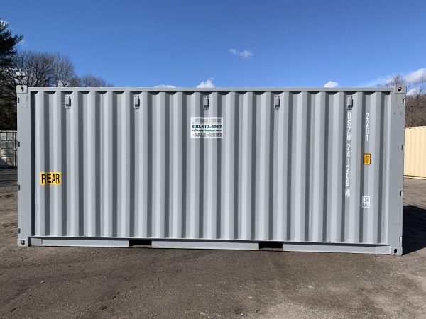 20′ x 8′ x 8.5′ Tall – New **Double Door**Shipping/Storage Container – Wind and Watertight–Gray - Image 5