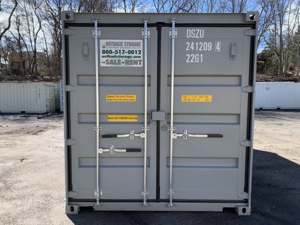 20′ x 8′ x 8.5′ Tall – New **Double Door**Shipping/Storage Container – Wind and Watertight–Gray - Image 4