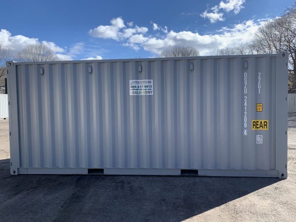 20′ x 8′ x 8.5′ Tall – New **Double Door**Shipping/Storage Container – Wind and Watertight–Gray - Image 2