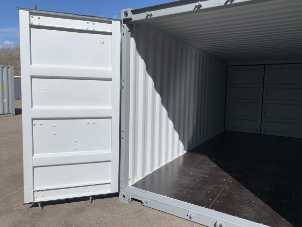20′ x 8′ x 8.5′ Tall – New **Double Door**Shipping/Storage Container – Wind and Watertight–Gray - Image 8