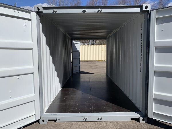 20′ x 8′ x 8.5′ Tall – New **Double Door**Shipping/Storage Container – Wind and Watertight–Gray - Image 13
