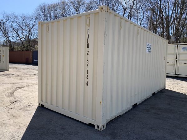 20′ x 8′ x 8.5′ Tall– New Shipping/Storage Container – Wind and Watertight – Beige - Image 3