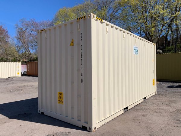 20′ x 8′ x 9.5′ Tall– New **High Cube** Shipping/Storage Container – Wind and Watertight – Beige - Image 4