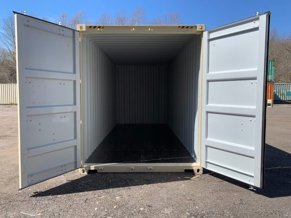 20′ x 8′ x 9.5′ Tall– New **High Cube** Shipping/Storage Container – Wind and Watertight – Beige - Image 5