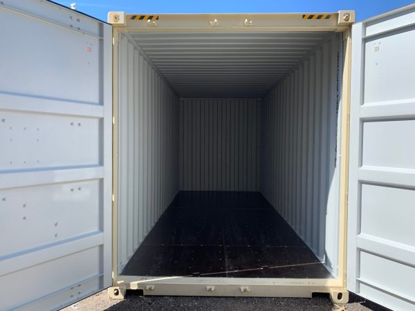 20′ x 8′ x 9.5′ Tall– New **High Cube** Shipping/Storage Container – Wind and Watertight – Beige - Image 7