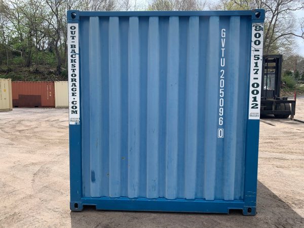20′ x 8′ x 8.5′ Tall– Wind and Watertight **Off Rent** Used Shipping / Storage Container – Blue - Image 2