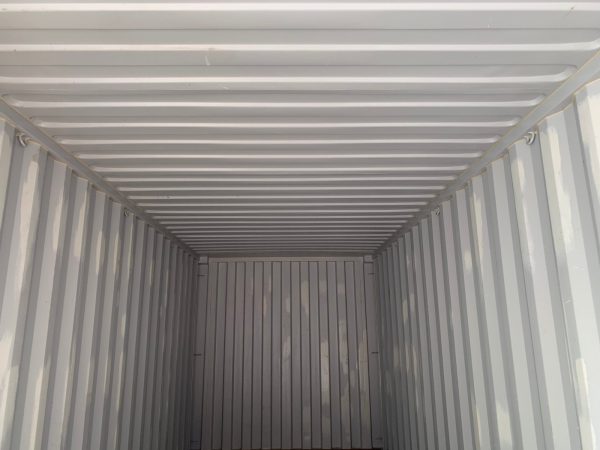 20′ x 8′ x 8.5′ Tall– Wind and Watertight **Off Rent** Used Shipping / Storage Container – Beige - Image 4