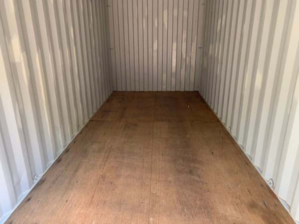 20′ x 8′ x 8.5′ Tall– Wind and Watertight **Off Rent** Used Shipping / Storage Container – Beige - Image 5