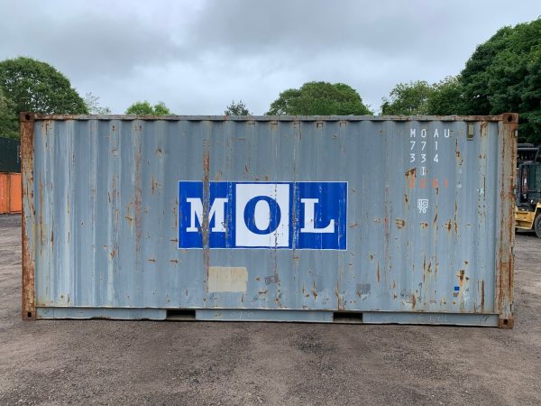 20′ x 8′ x 8.5′ Tall – Used Shipping Container / Storage Container - Wind and Watertight – Blue - Image 5