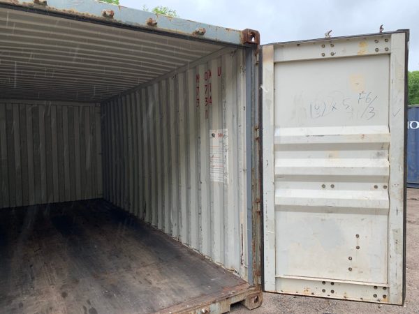 20′ x 8′ x 8.5′ Tall – Used Shipping Container / Storage Container - Wind and Watertight – Blue - Image 6
