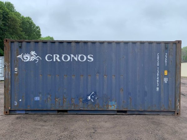 20′ x 8′ x 8.5′ Tall –Used Shipping / Storage Container-Wind and Watertight – Blue - Image 2