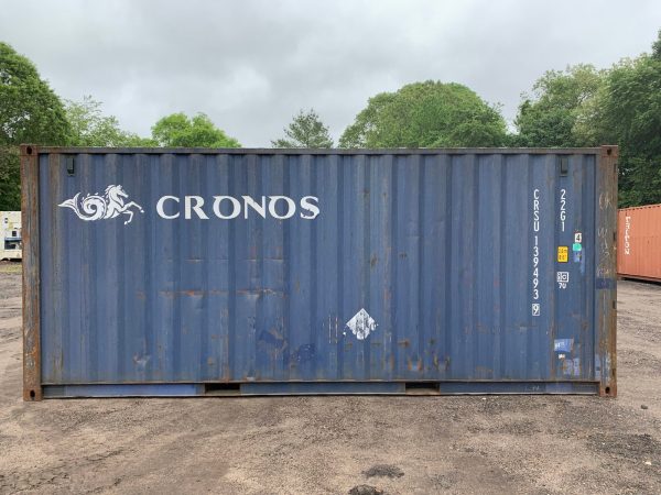 20′ x 8′ x 8.5′ Tall –Used Shipping / Storage Container-Wind and Watertight – Blue - Image 7
