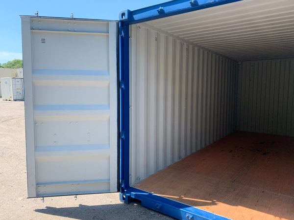 20′ x 8′ x 8.5′ Tall– New Shipping/Storage Container – Wind and Watertight – Blue - Image 3