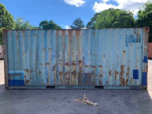 20′ x 8′ x 8.5′ Tall –Used Shipping / Storage Container-Wind and Watertight – Blue - Image 6