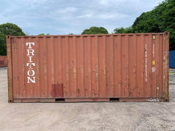 20′ x 8′ x 8.5′ Tall – Used Shipping Container / Storage Container-Wind and Watertight – BRICK - Image 5