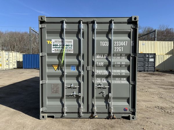 20′ x 8′ x 8.5′ Tall– New Shipping/Storage Container – Wind and Watertight – Gray - Image 2