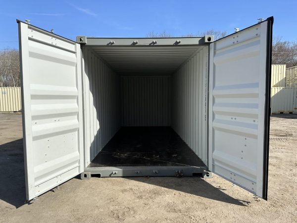 20′ x 8′ x 8.5′ Tall– New Shipping/Storage Container – Wind and Watertight – Gray - Image 6