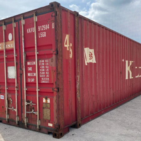 45′ HC Wind and Watertight Shipping Container