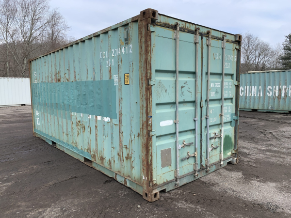 20′ x 8′ x 8.5′ Tall– **AS IS**Door Seals Show Light** Used Shipping / Storage Container – Green - Image 2
