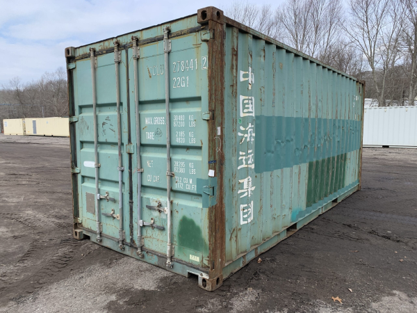 Green Shipping Container