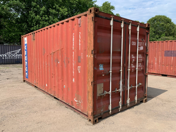 20′ x 8′ x 8.5′ Tall –Used Shipping / Storage Container-Wind and Watertight – Bricks - Image 4