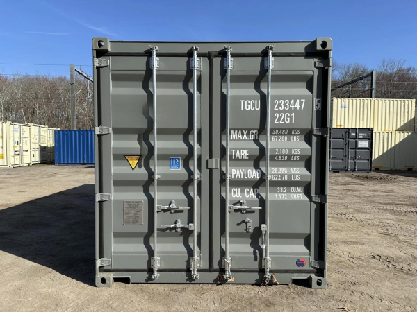 20′ x 8′ x 8.5′ Tall– New Shipping/Storage Container – Wind and Watertight – Gray - Image 9