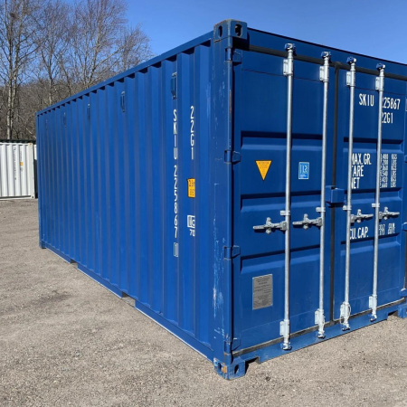 Blue Shipping Container