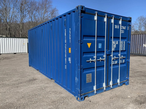Blue Shipping Container