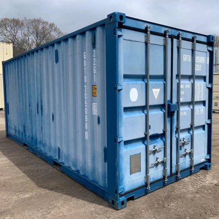 Off Rent Blue Shipping Container