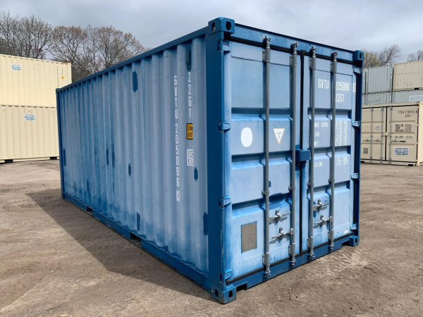 Off Rent Blue Shipping Container