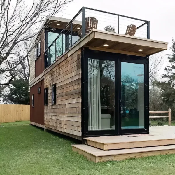 2 Story Shipping Container Home With Rooftop - C-Solutions LLC