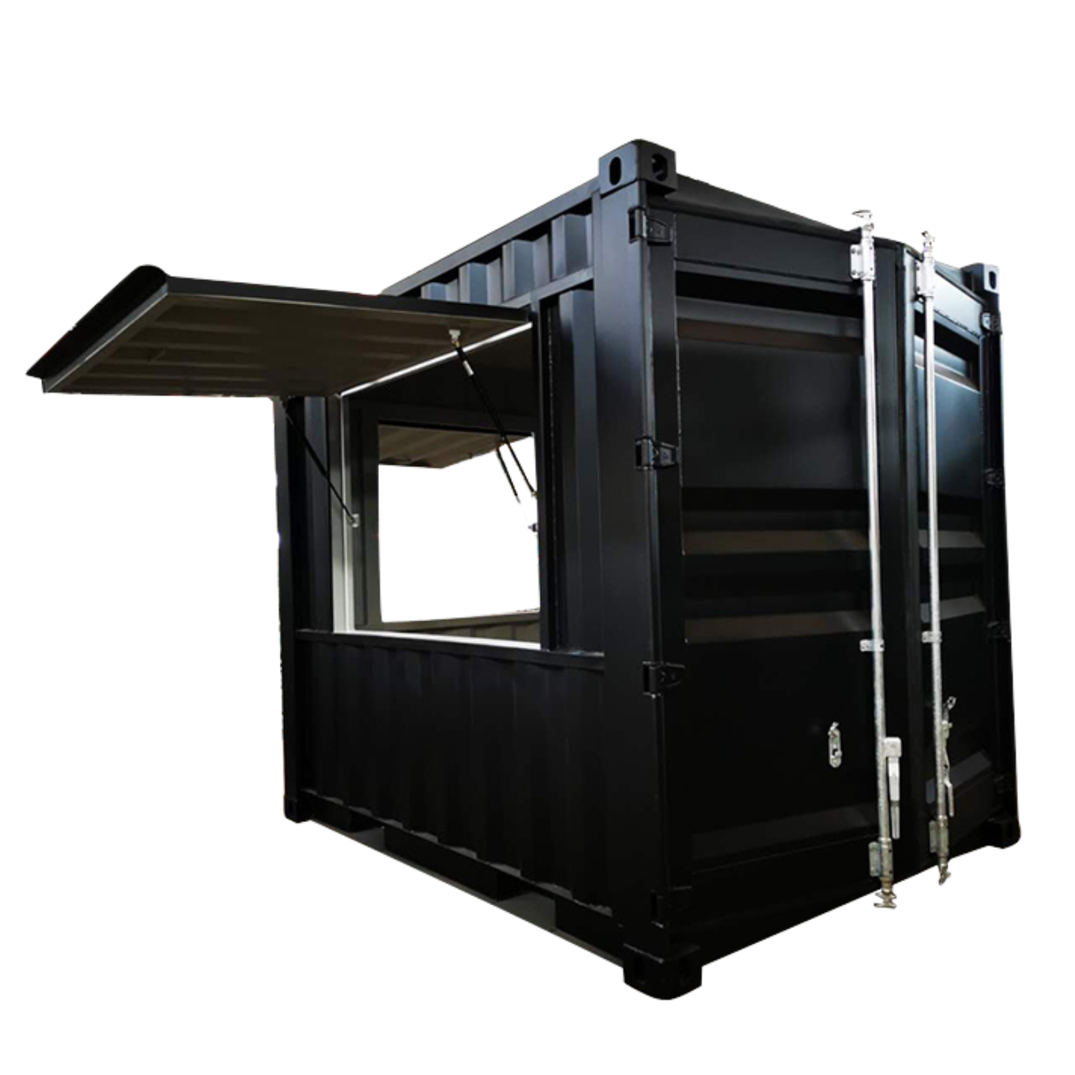 10ft Wing Flying Open Window Movable Café Bar Container Shop - Image 4