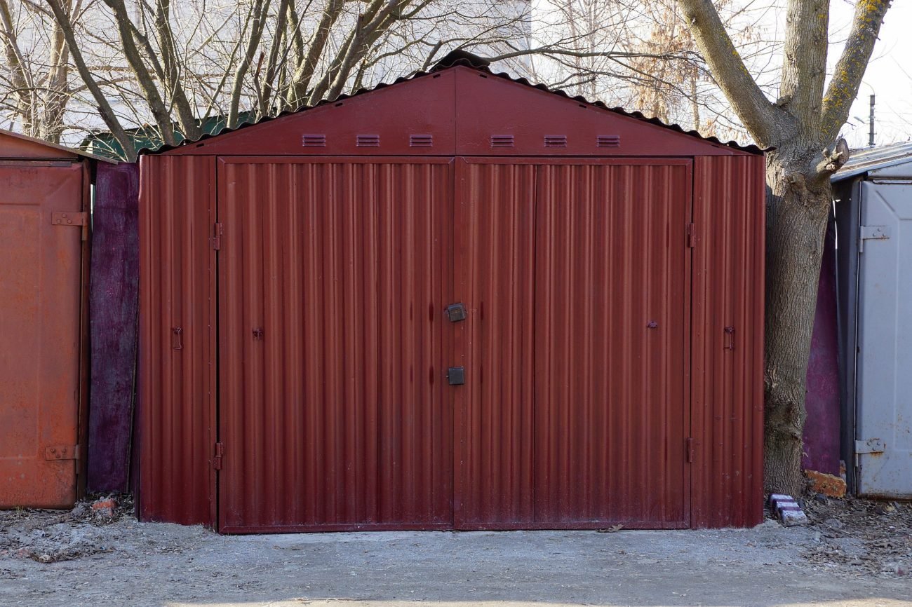 shipping container garage conversion single car